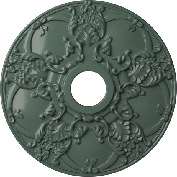 Ekena Millwork Norwich Ceiling Medallion (Fits Canopies up to 4 1/2"), 18"OD x 3 1/2"ID x 1 3/8"P, Cloud Burst CM18NOCBF - main